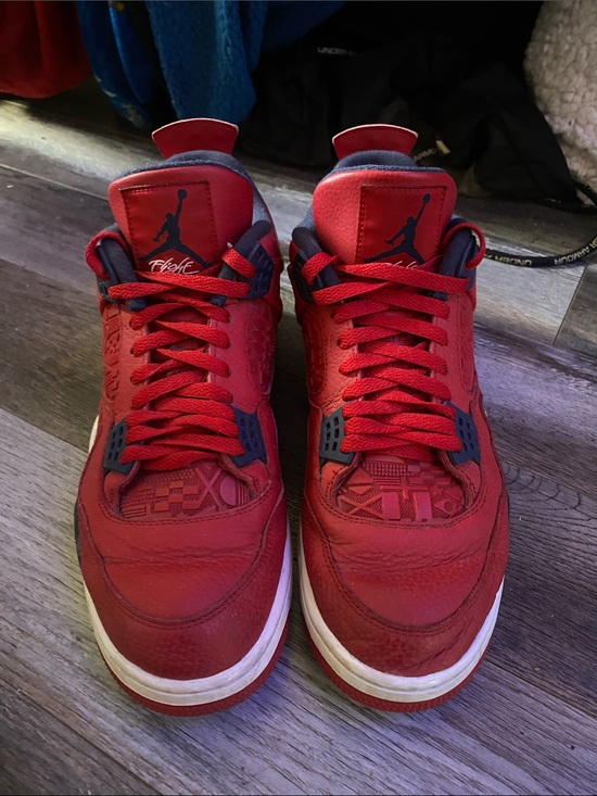 Jordan Other - Jordan 4 fiba collab Men’s Red and Navy Mid-Top Retro Sneakers